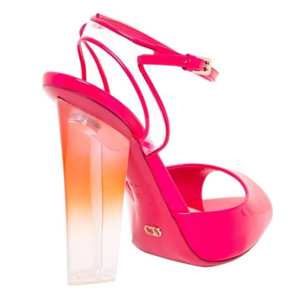Christian Dior Reflet Plexi Patent PVC Heel - Picture 4 of 11